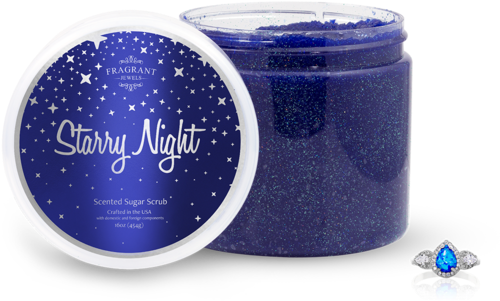 Starry Night - Body Scrub - Cosmetics (600x480), Png Download