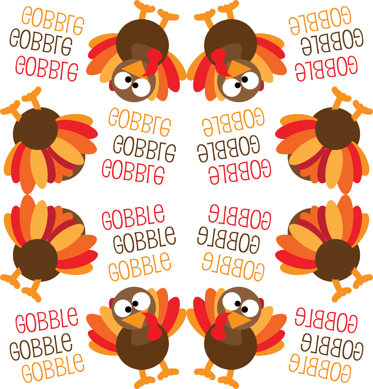 Gobble, Gobble, Gobble Funny Turkey Thanksgiving Wallpaper - Funny Thanksgiving Turkey Throw Blanket (766x800), Png Download