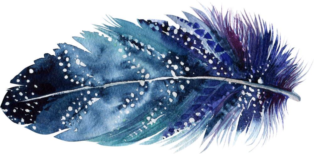 15 Feather - Feder-hochzeits-einladungen Blau Und Lila Karte (1000x493), Png Download