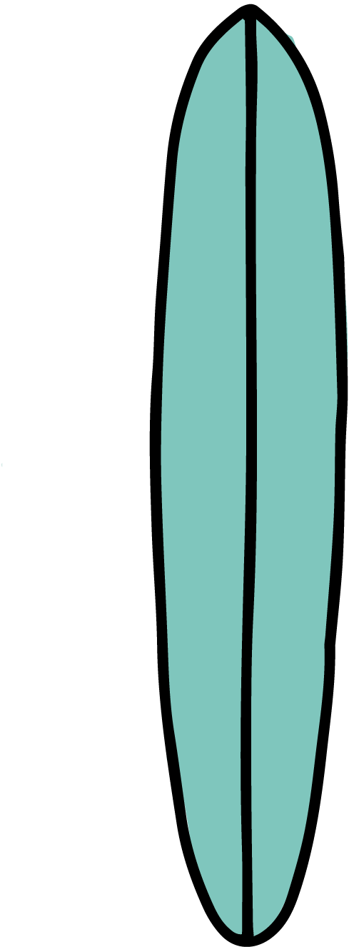 Different Surfboard Types - Surfboard (2000x1514), Png Download