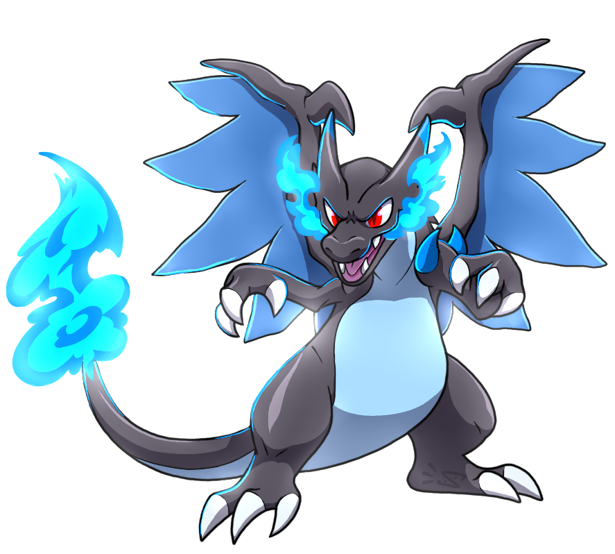 Charizard X Png (896x797), Png Download