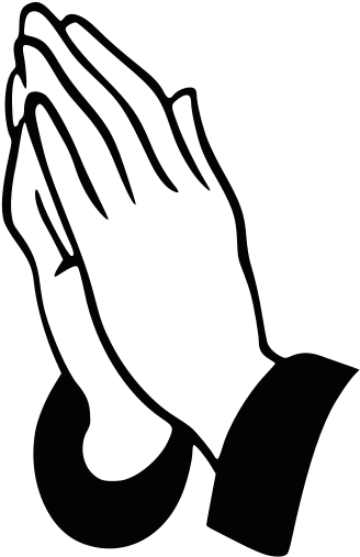 Welcome Hand Clipart Png - Praying Hands Vector Png (400x566), Png Download