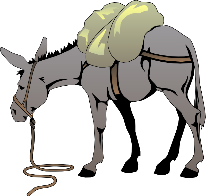 Donkey Clipart Png (600x570), Png Download