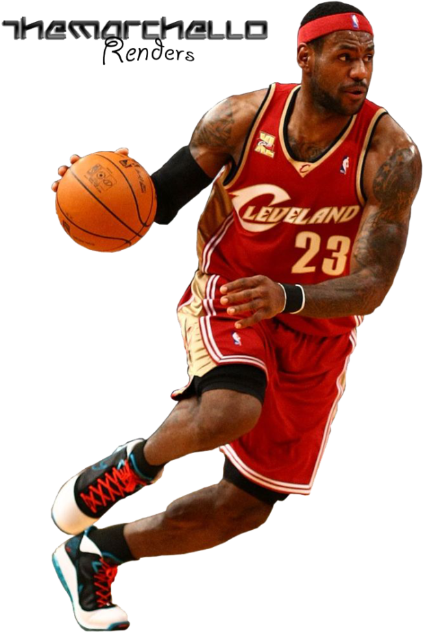 Lebron James Transparent Png - Lebron James Cleveland Png (683x1024), Png Download