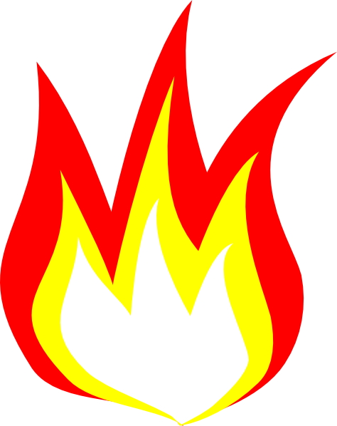 Clip Arts Related To - Flames Clip Art (474x598), Png Download