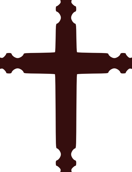 Brown Cross - Brown Cross Png (456x594), Png Download