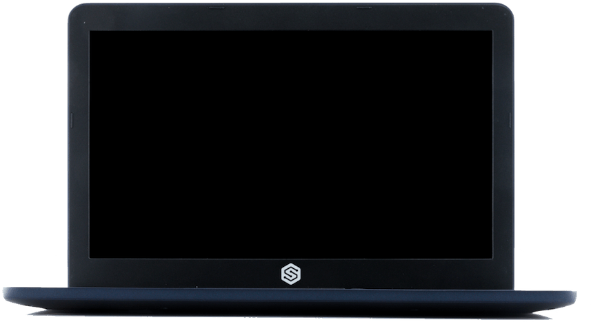 Get Real Work Done With A Larger Screen, Keyboard, - Laptop Image For Website (900x570), Png Download