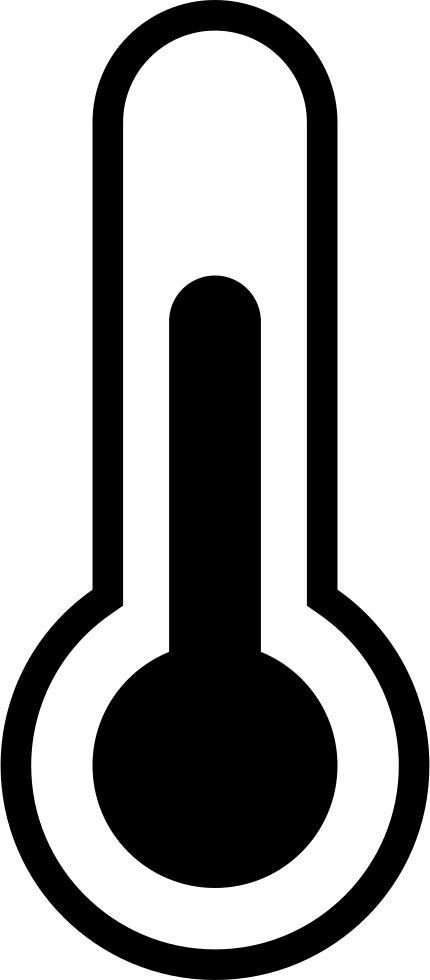 Png File Svg - Thermometer Icon Png (430x980), Png Download