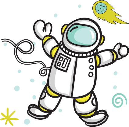 Medium Image - Astronaut Clipart Png (423x419), Png Download