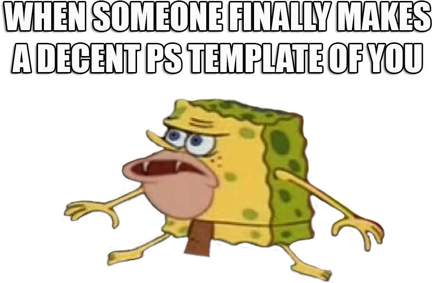 Caveman Template - Bob L Eponge Prehistorique (922x604), Png Download