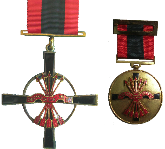 Orden Imperial Del Yugo Y Las Flechas - Order Czerwonych Strzał (649x611), Png Download