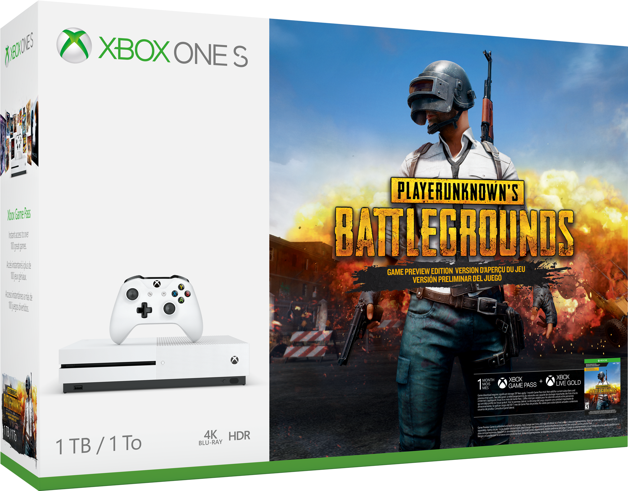 No Caption Provided - Xbox One S 1tb Pubg Bundle (2000x2000), Png Download