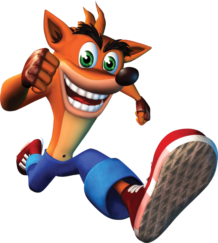 Crash Bandicoot Classic - Crash Bandicoot .png (705x785), Png Download
