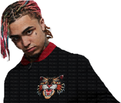 Lil Pump - Lil Pump Blonde Dreads (400x341), Png Download