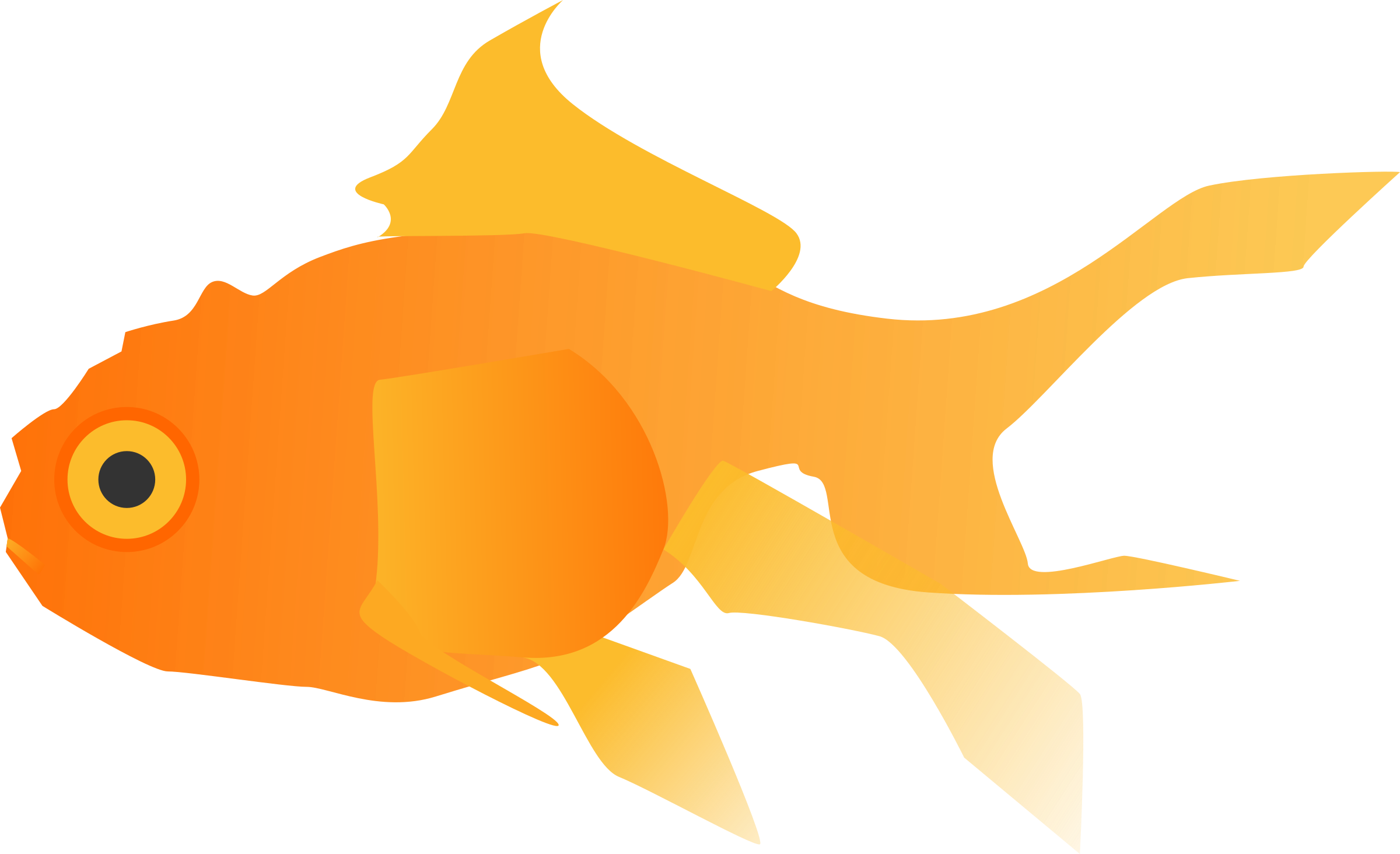 Goldfish Black Telescope Drawing Pepperidge Farm - Goldfish Clipart Png (1230x750), Png Download