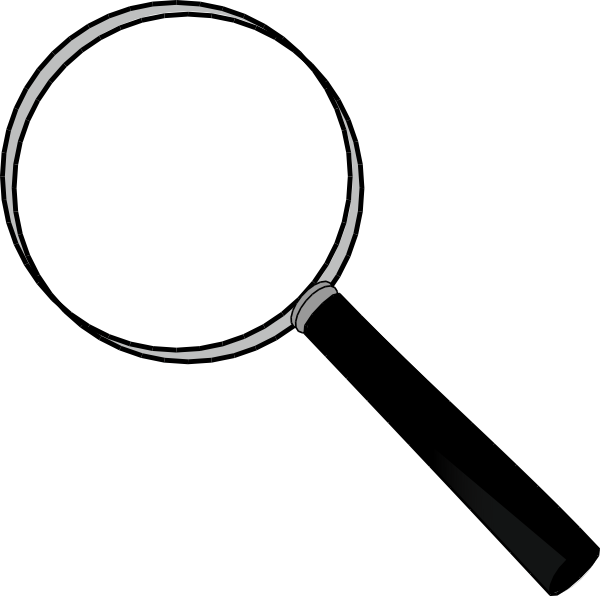 Magnification Clip Art At - Magnifying Glass (600x596), Png Download