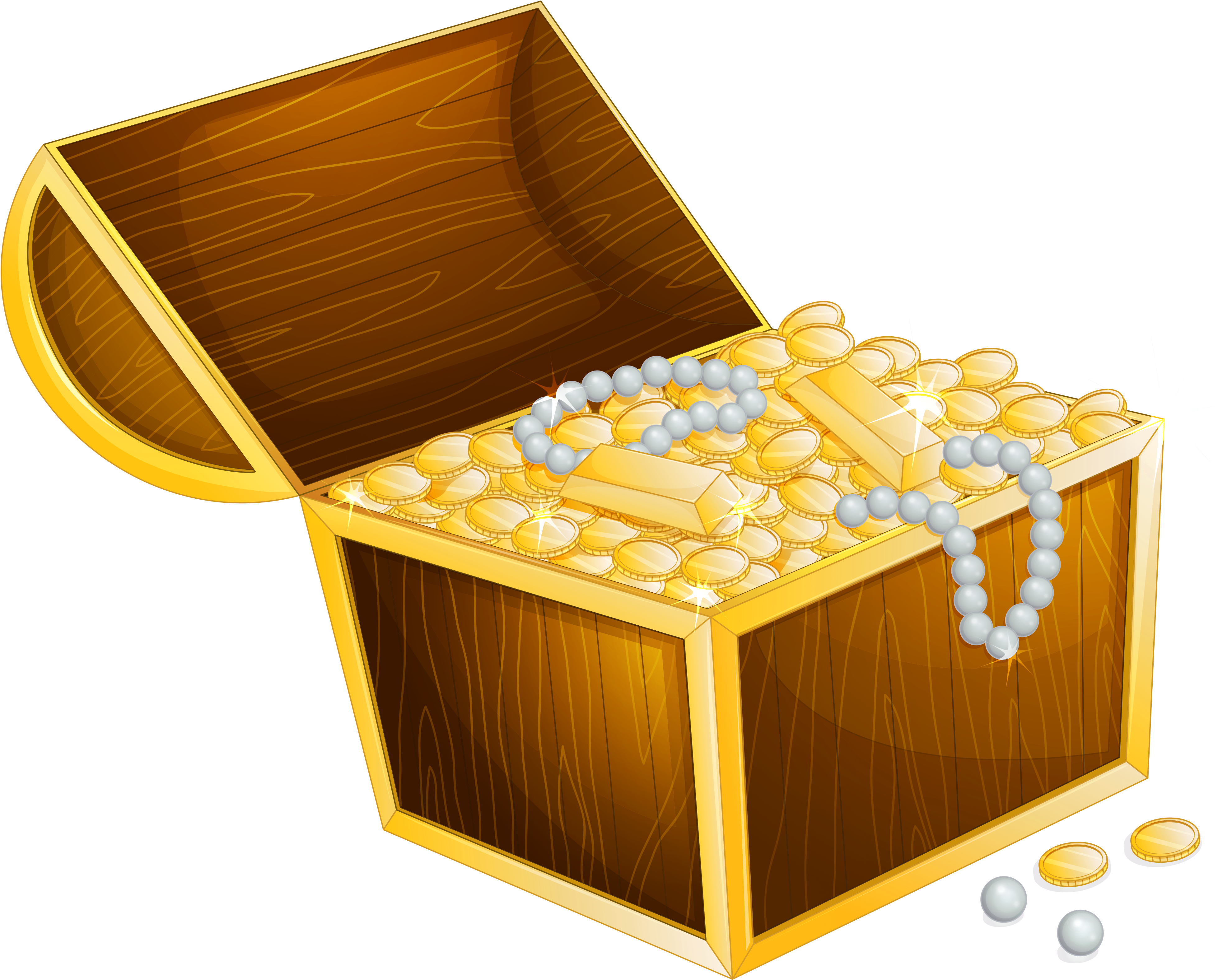 Treasure Chest Transparent Background (4180x3397), Png Download