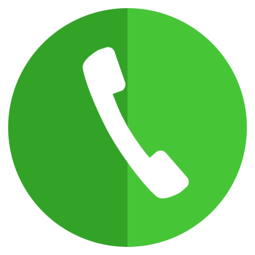 Phone Icon Png - Phone Circle Icon Png (500x500), Png Download