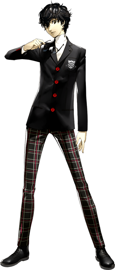 Persona 5 Hero - Ren Persona 5 Cosplay (386x906), Png Download