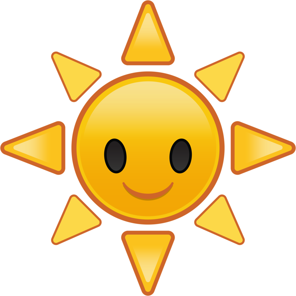 Emoji Blitz Sunshine - Glo Gang Sun Hd (960x960), Png Download