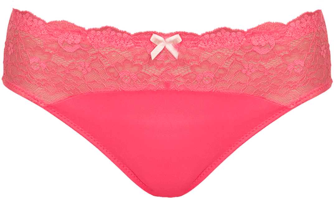 Knicker Coral & Blush Briefr28 2095coral/blush - Panties (1559x1443), Png Download