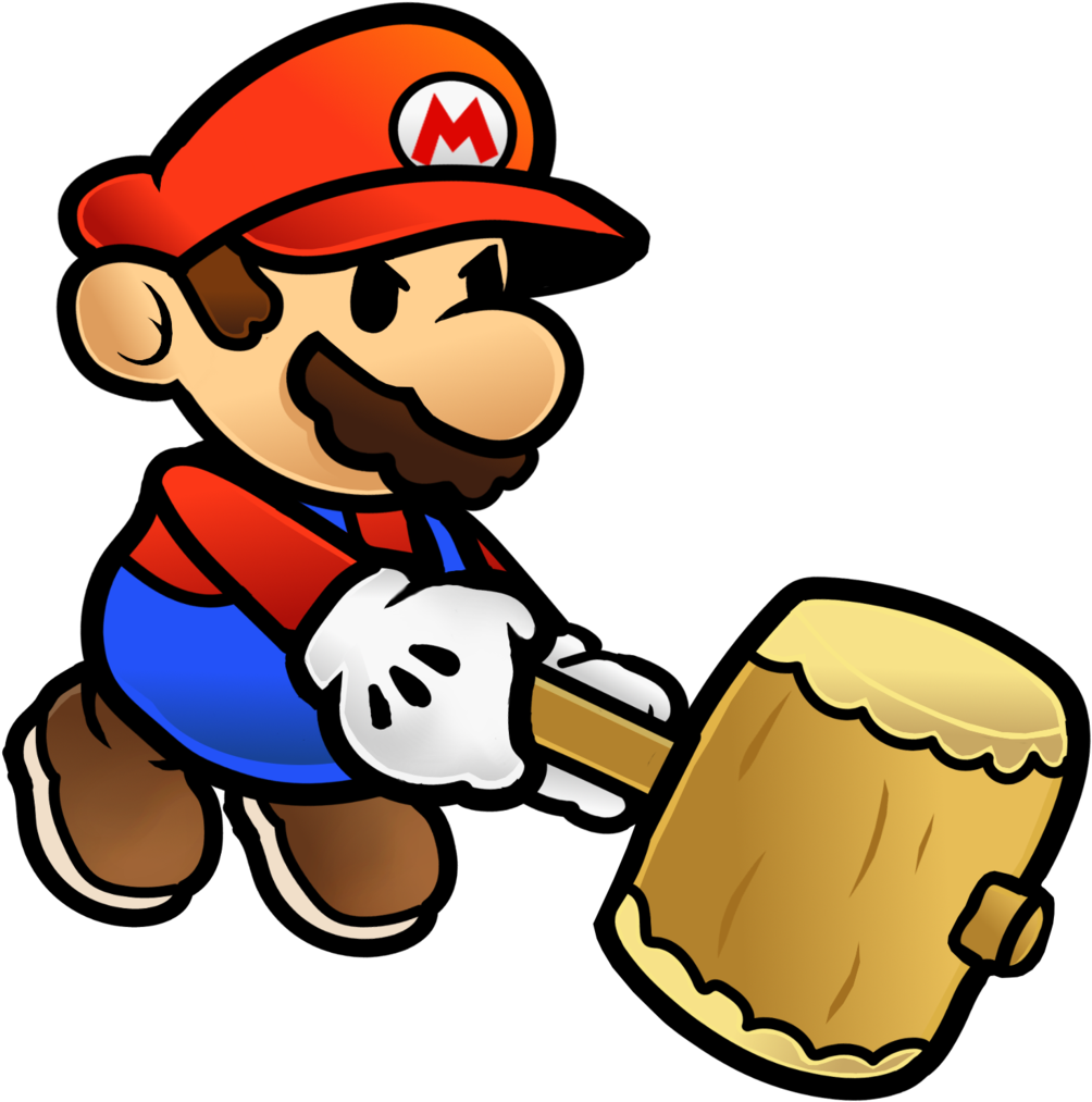 Super Mario Clipart Fist - Paper Mario: Sticker Star Nintendo (1024x1024), Png Download