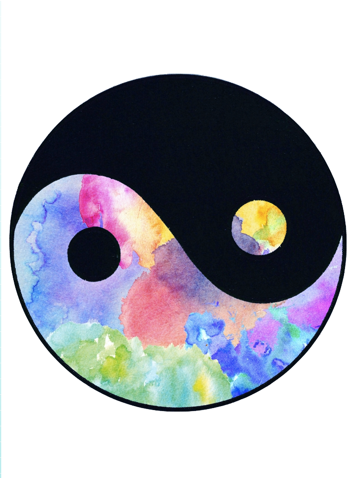 Stay Yin And Yang Www - Yin And Yang Tumblr Transparent (728x970), Png Download