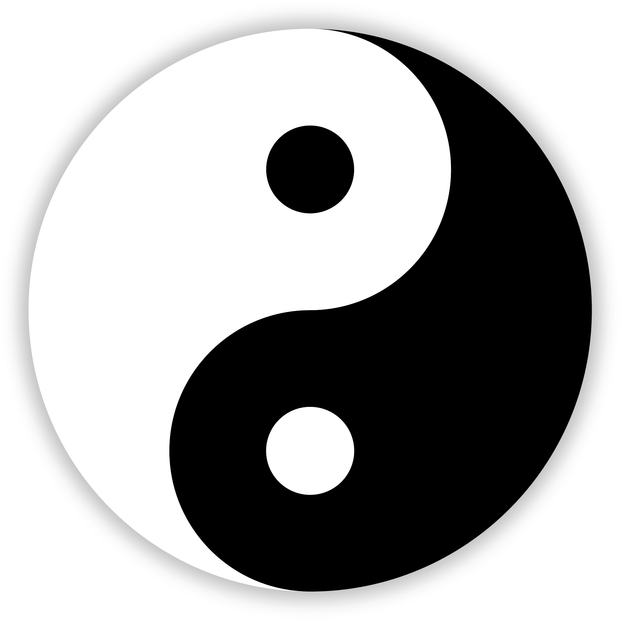 Open - Yin And Yang (2000x2000), Png Download
