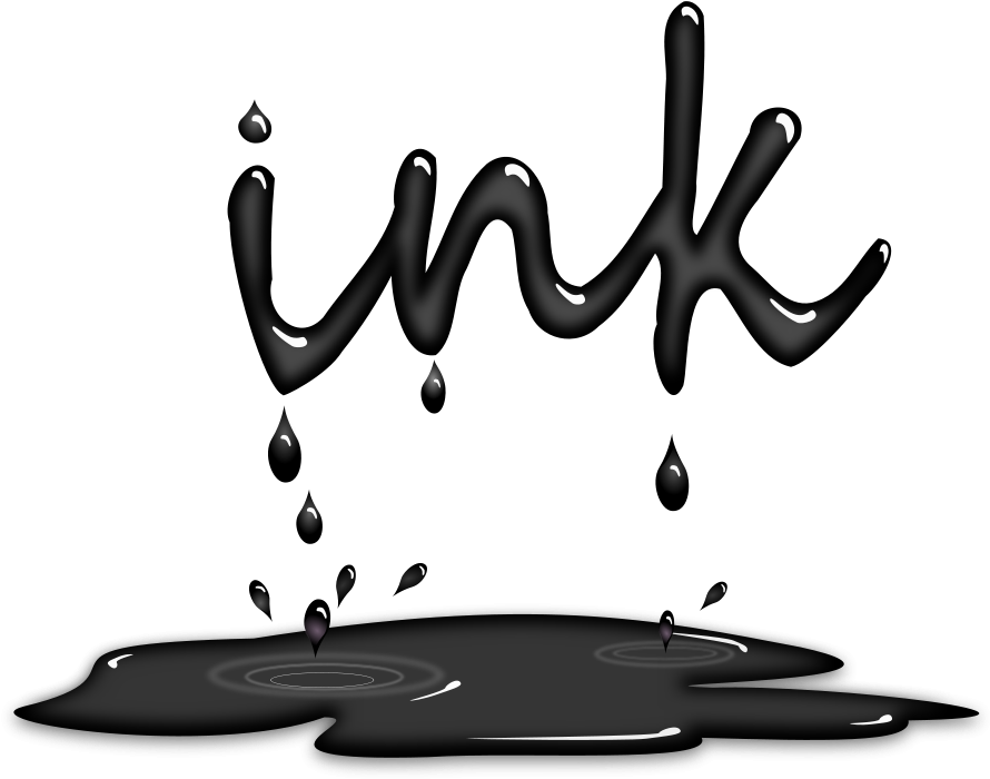 How To Set Use Ink Drip Clipart (900x704), Png Download