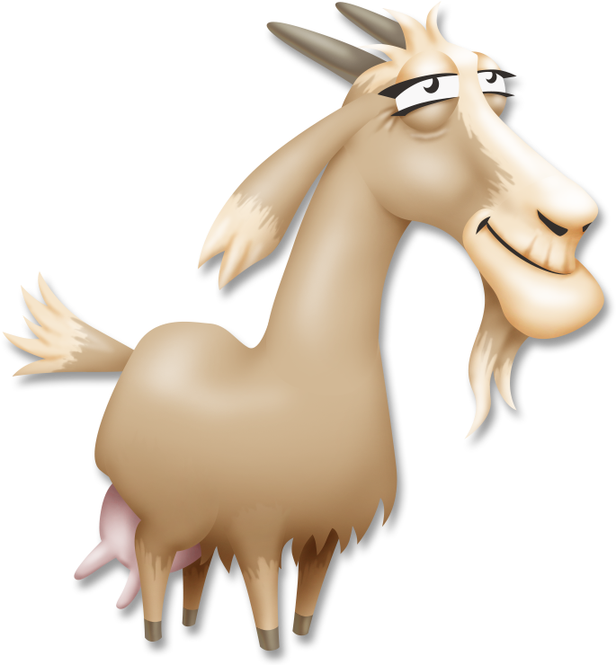 Goat - Chevre Hay Day (739x739), Png Download