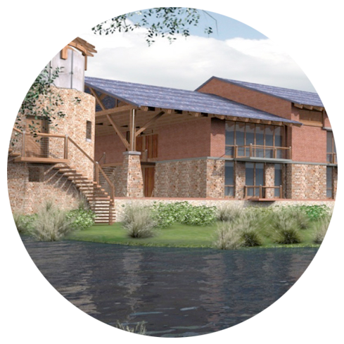 Waterfall Equestrian Estate - Arch (516x516), Png Download