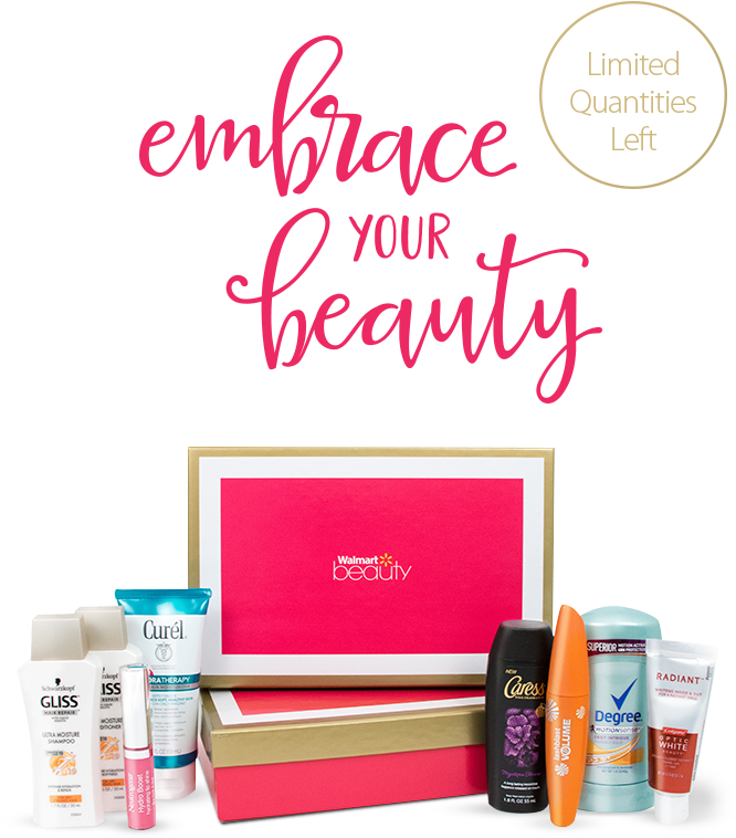 Walmart Beauty Box - Walmart Spring Beauty Box 2017 (686x800), Png Download
