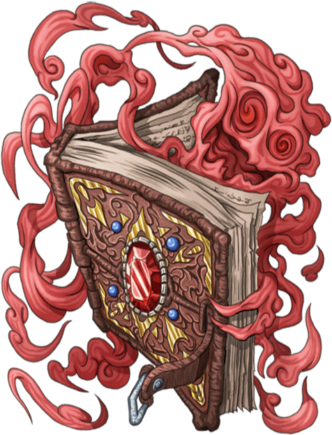Clip Art Free Library Image Book Crimson Quiz Rpg The - Grimoire (480x640), Png Download