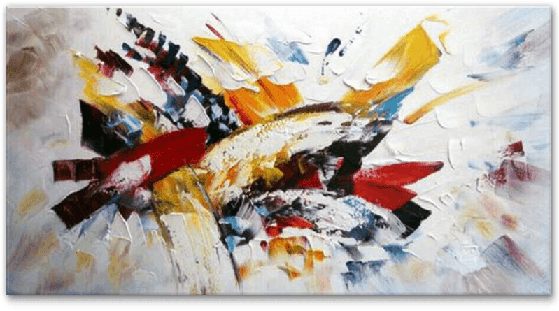 Strokes Of Colour - Red (800x800), Png Download