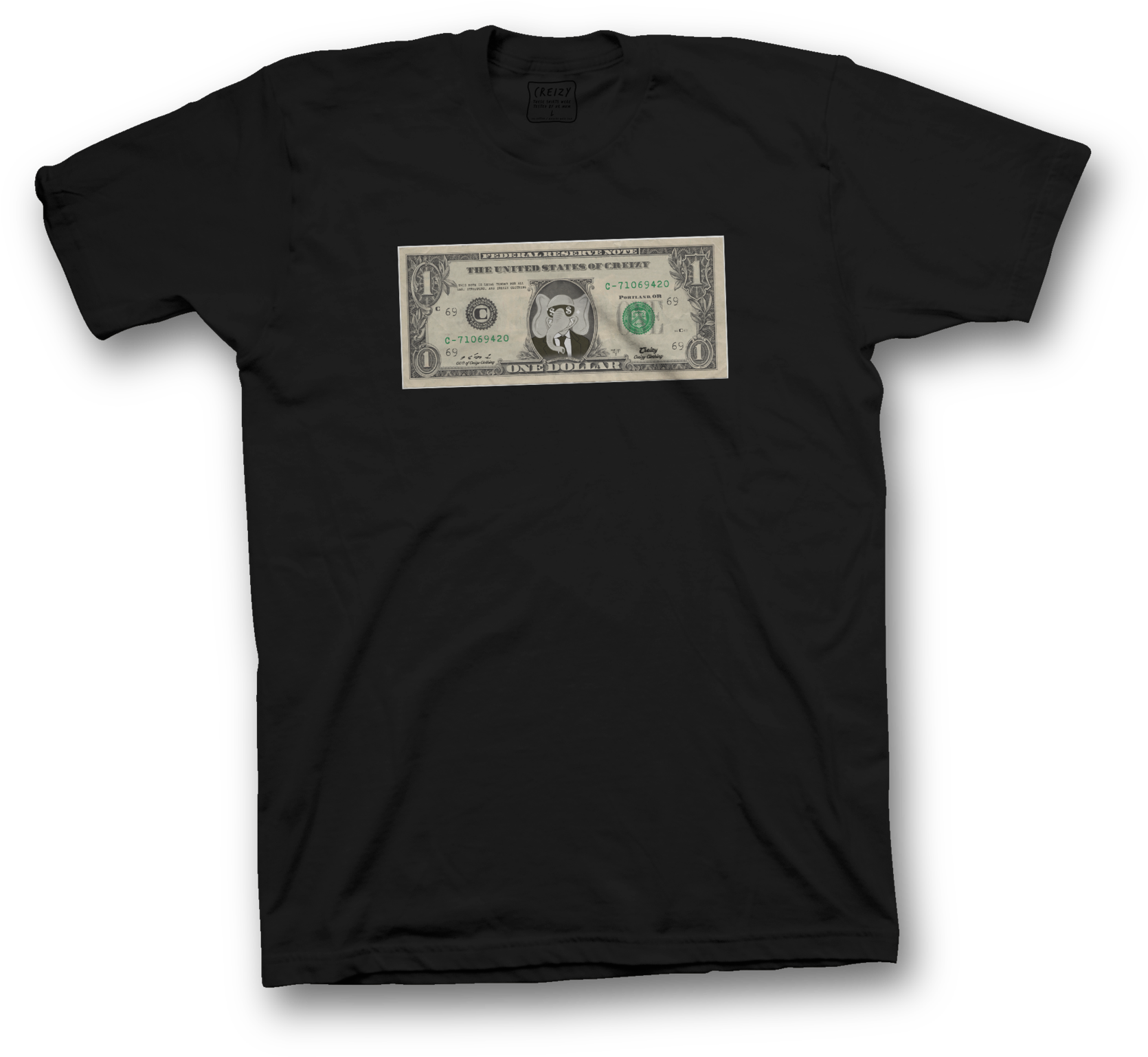 Dollar Bill Short Sleeve - Saint Petersburg (2047x1638), Png Download
