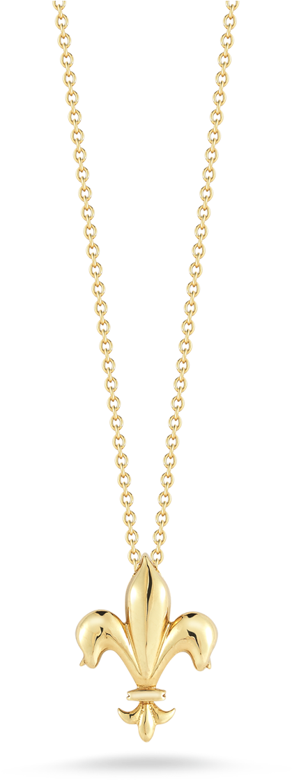 Roberto Coin Tiny Treasures 18k Yellow Gold Fleur - Adina Reyter Hamsa Necklace (1600x1600), Png Download
