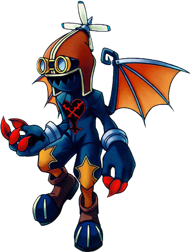 Air Soldier Kh - Kingdom Hearts Soldier Heartless (400x520), Png Download