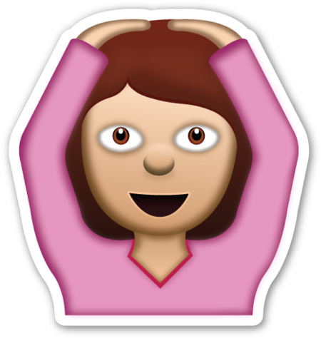 Face With Ok Gesture Emoji Pics, Emoji Pictures, Emoji - Face With Ok Gesture Emoticon Emoji Pillow Case Cover (454x480), Png Download