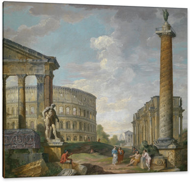 An Architect Long Before Picking Up A Brush, Giovanni - Giovanni Paolo Panini (400x384), Png Download