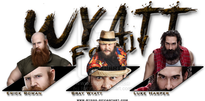 The Wyatt Family - Bowie Knife (900x405), Png Download