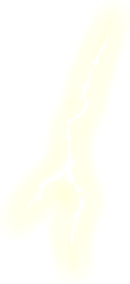 Conquest Thunder - Yellow Thunder Png (260x568), Png Download