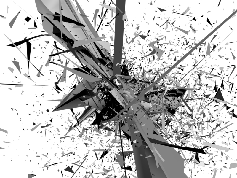 Share This Image - C4d Black And White (800x600), Png Download