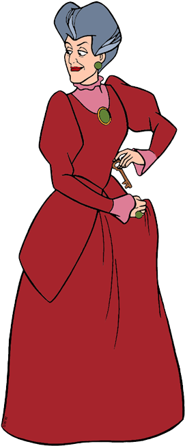 Key Clipart Disney - Disney Lady Tremaine Clipart (277x655), Png Download