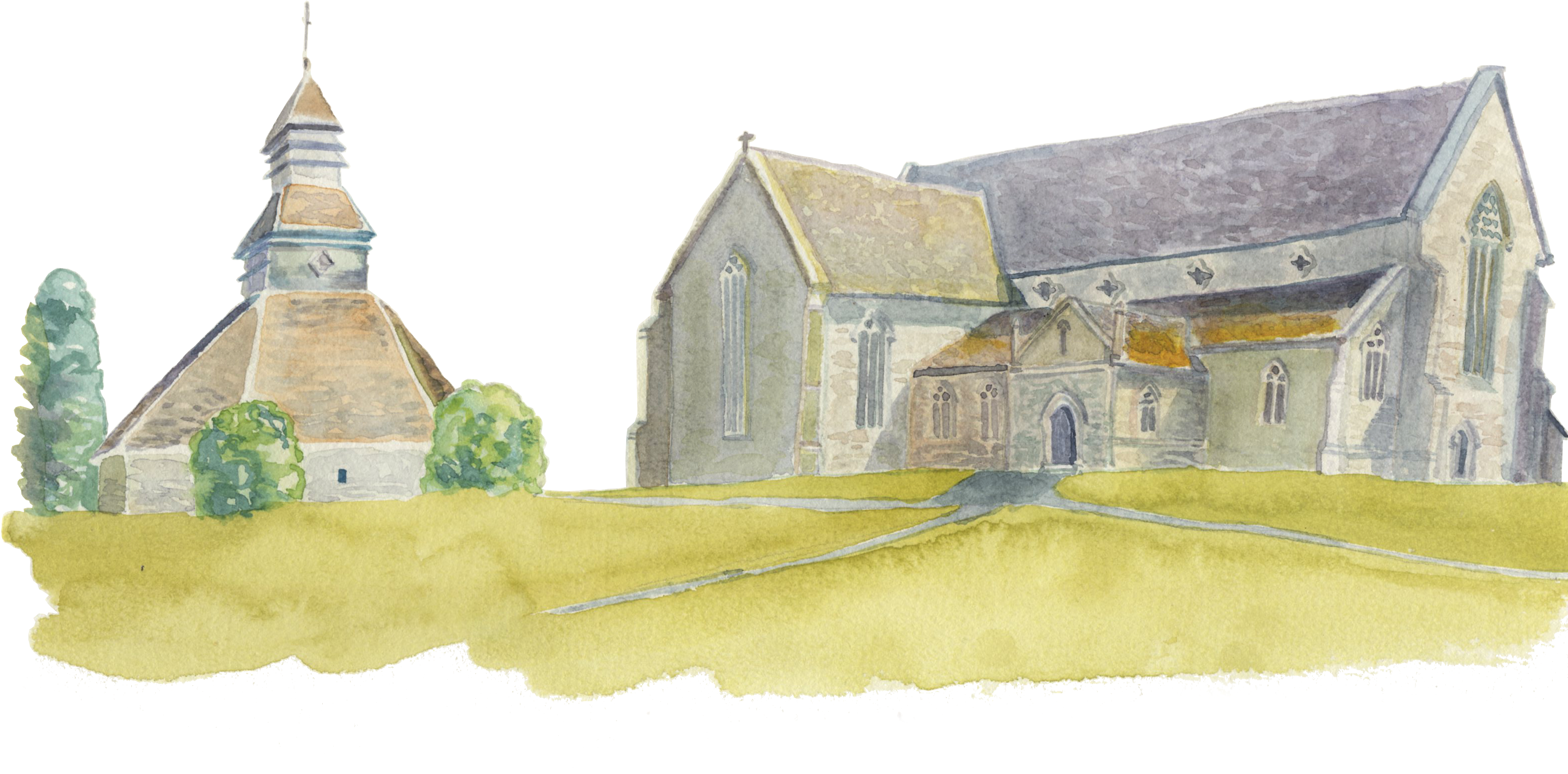Pembridge Church - Pembridge (3509x2550), Png Download