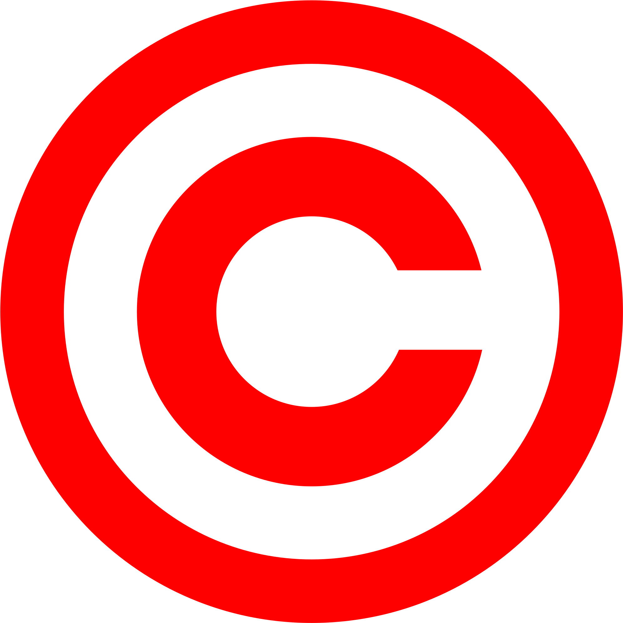 Open - Symbol For Copyright (2000x2000), Png Download