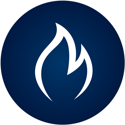 Fire Icon, Icon, Sign, Symbol Png And Vector - Emblem (640x640), Png Download