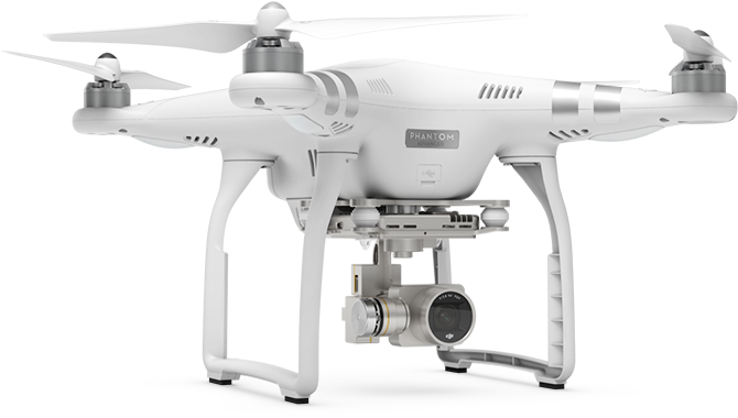Electronics - Drones - Drohne Dji Phantom 3 (758x537), Png Download