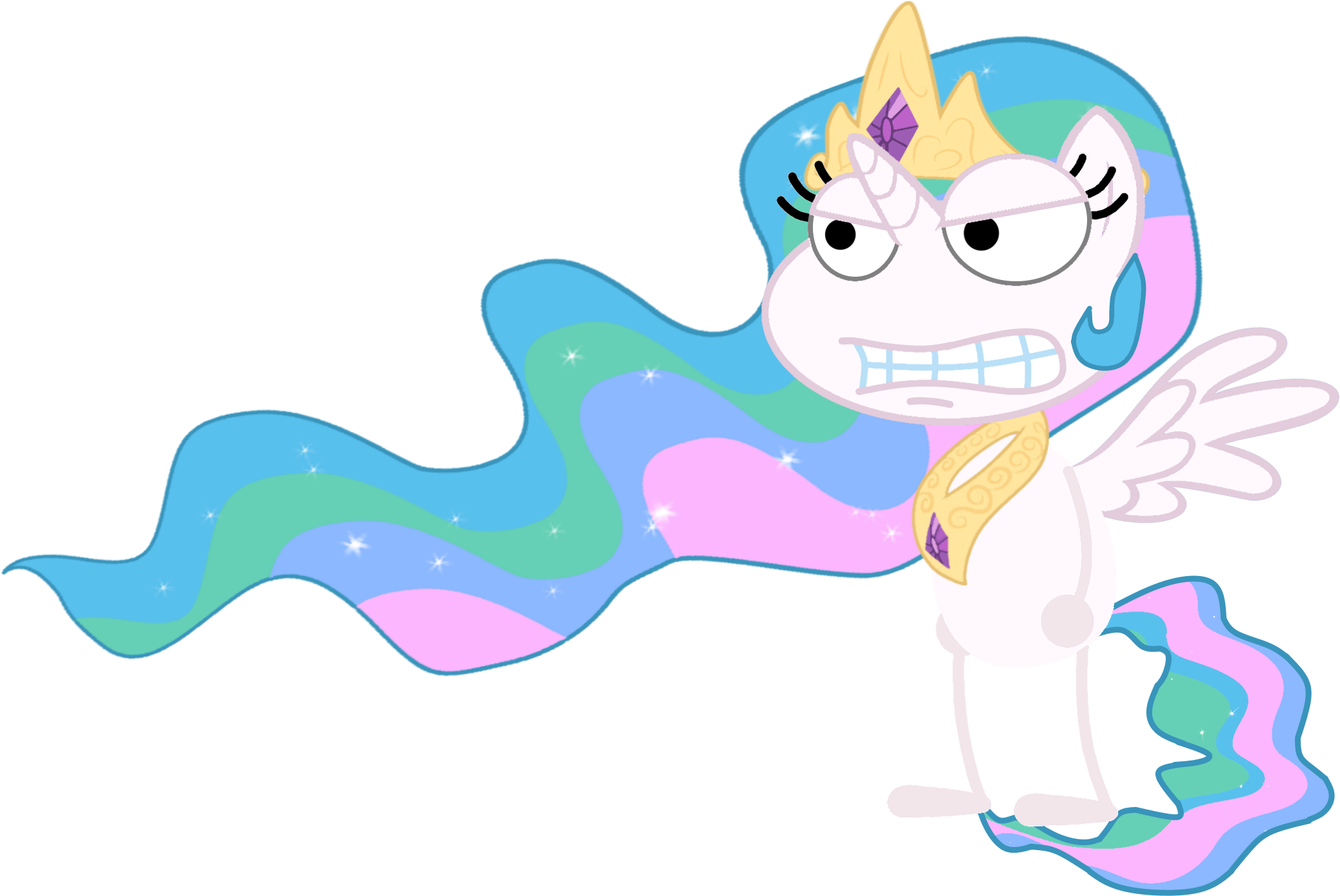 Princess Celestia - Poptropica Worlds (2126x1424), Png Download