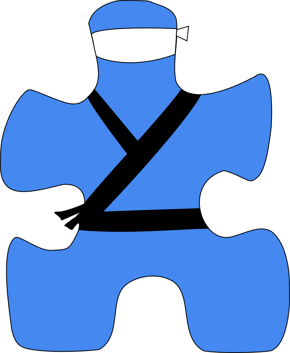 Autism Puzzle Piece - Puzzle Ninja (1207x1467), Png Download