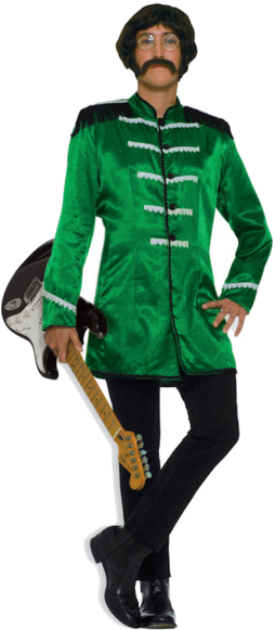 British Explosion 60s Beatles Jacket Green - Beatles Costume (366x580), Png Download